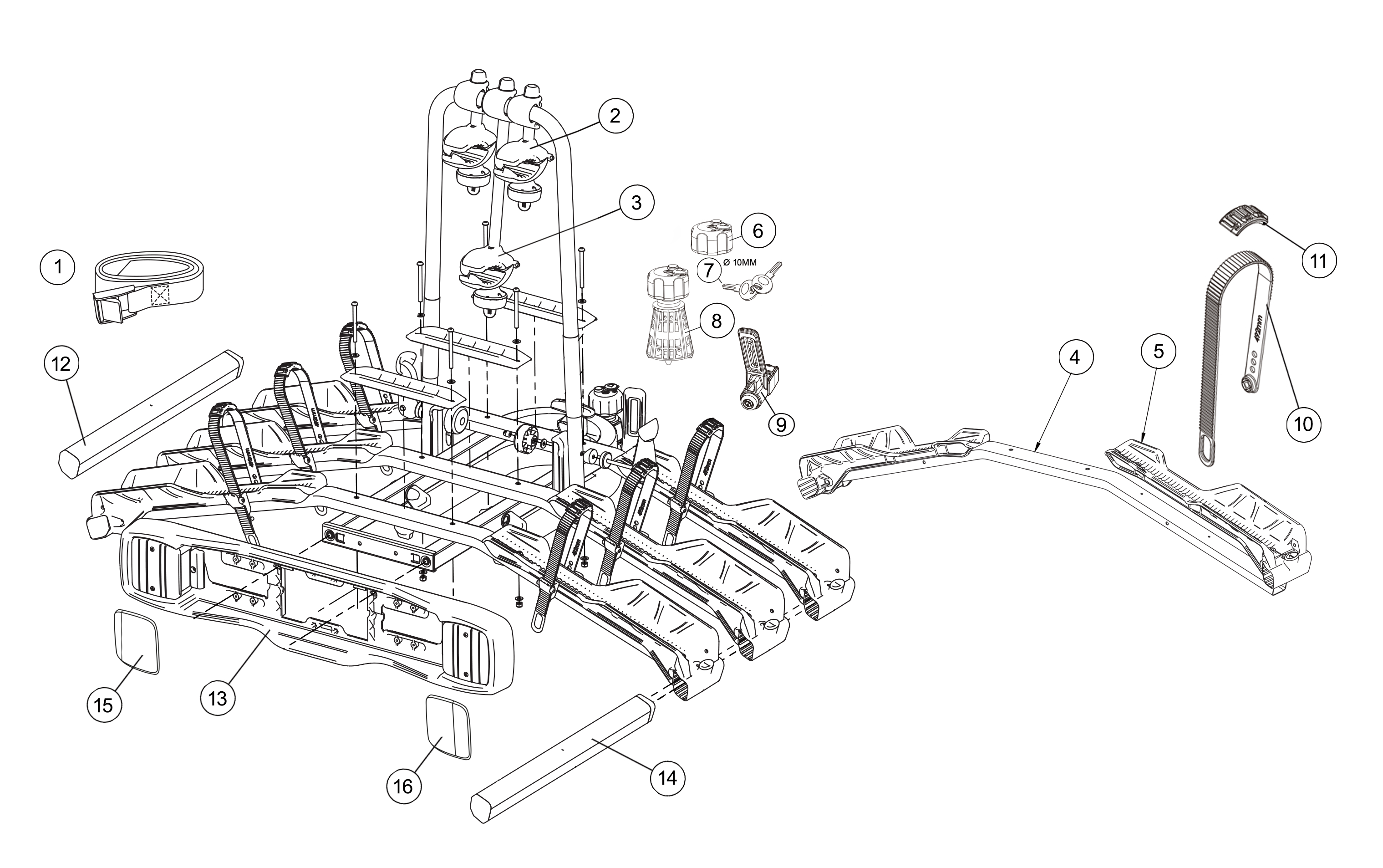 E-HORNET 3 - Plattform 3 Elektrofahrräder